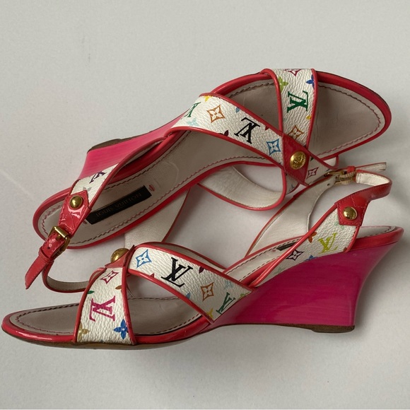 Louis Vuitton pink Multicolor Monogram shoes - Picture 15 of 15